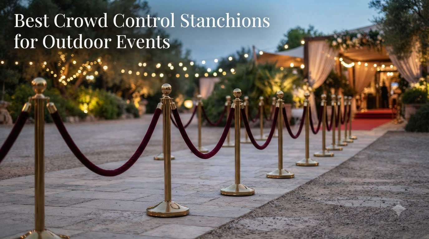 Best Crowd Control Stanchions for Outdoor Events
