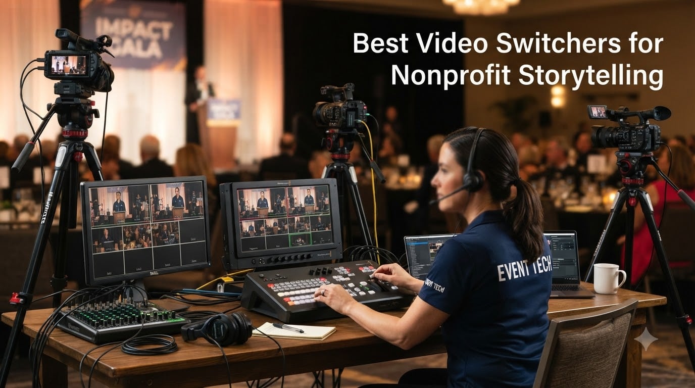 Best Video Switchers for Nonprofit Storytelling