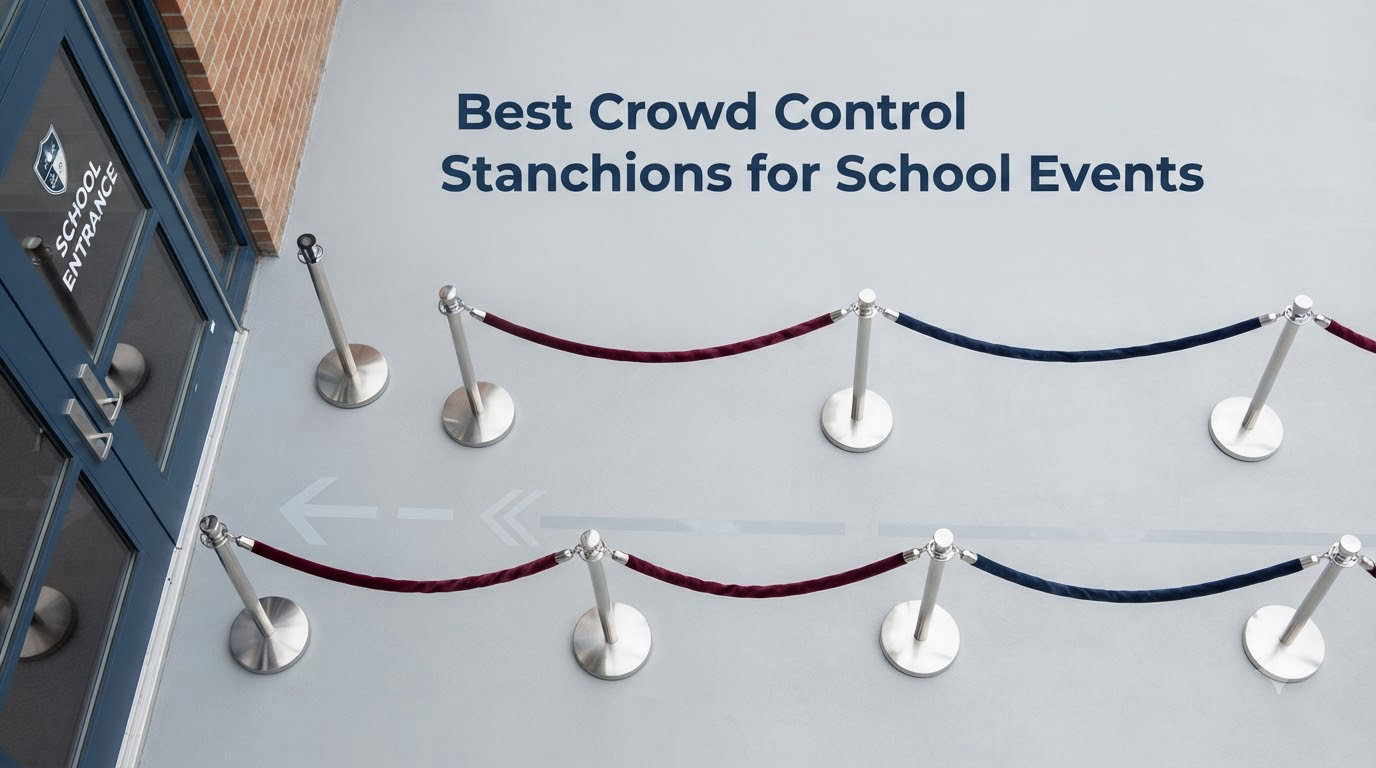 Best Crowd Control Stanchions for School Events