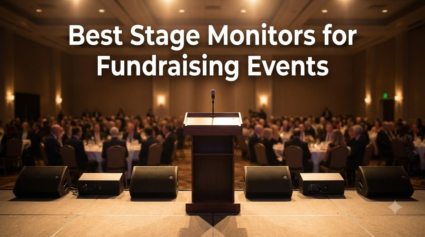 Best Stage Monitors for Fundraising Events