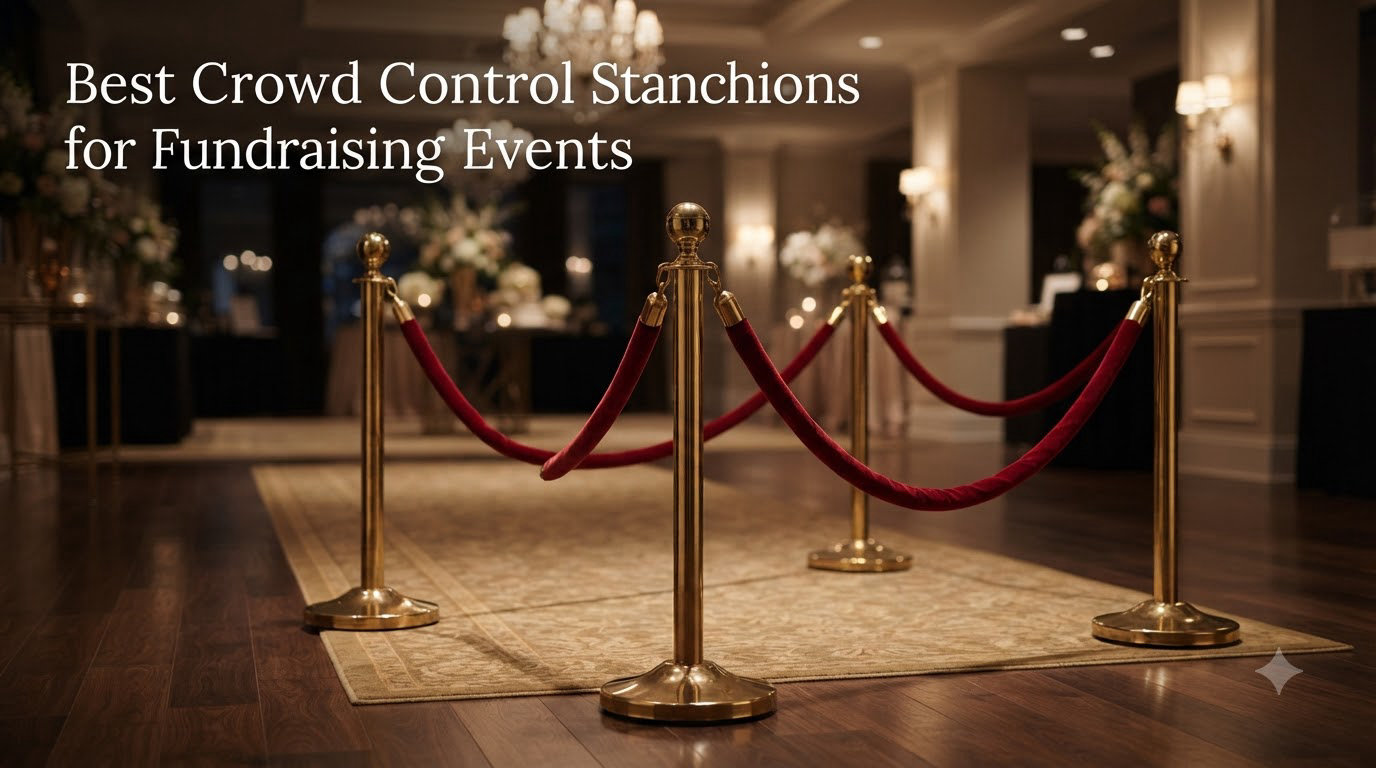Best Crowd Control Stanchions for Fundraising Events