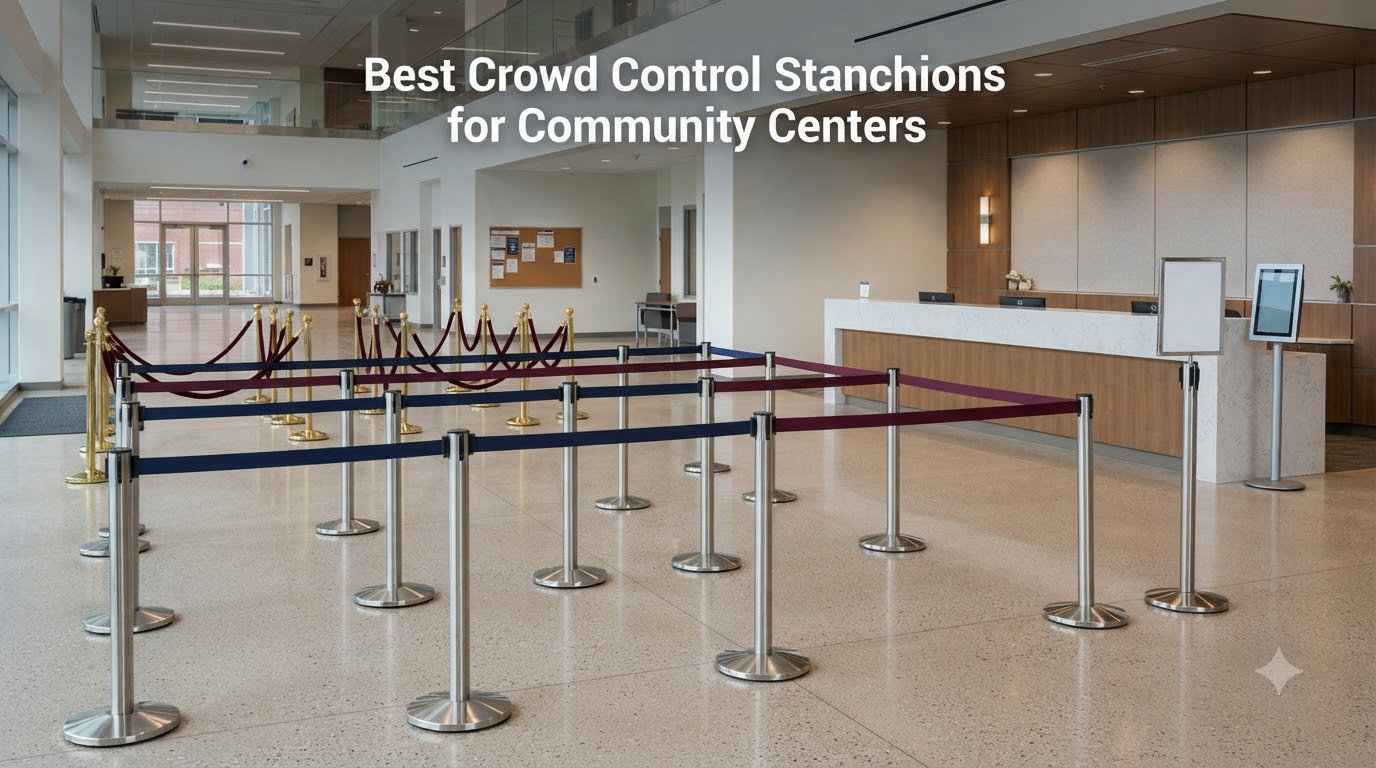 Best Crowd Control Stanchions for Community Centers
