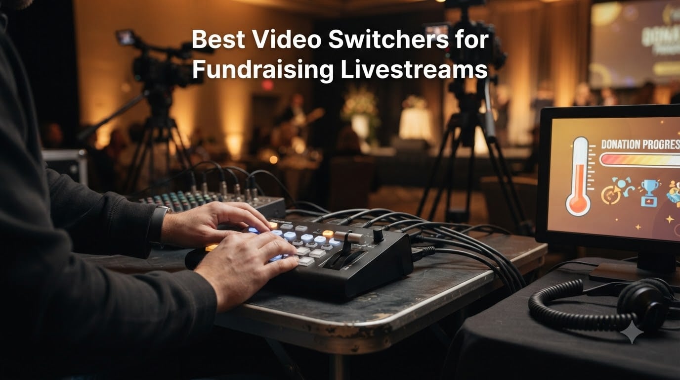 Best Video Switchers for Fundraising Livestreams