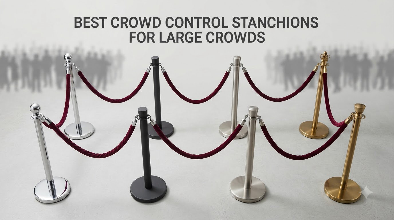 Best Crowd Control Stanchions for Large Crowds