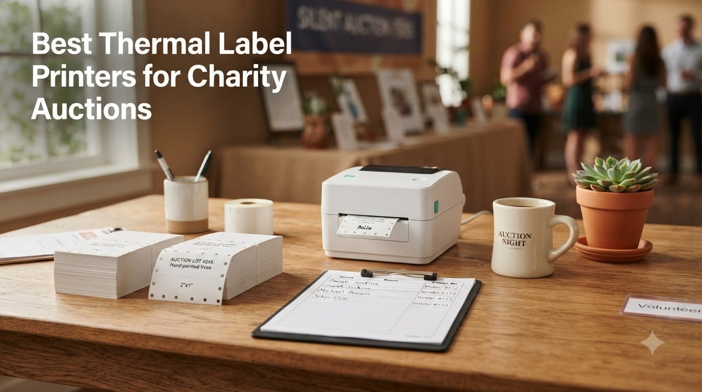 Best Thermal Label Printers for Charity Auctions