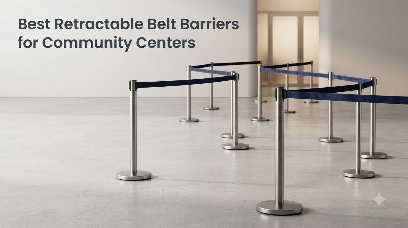 Best Retractable Belt Barriers for Community Centers