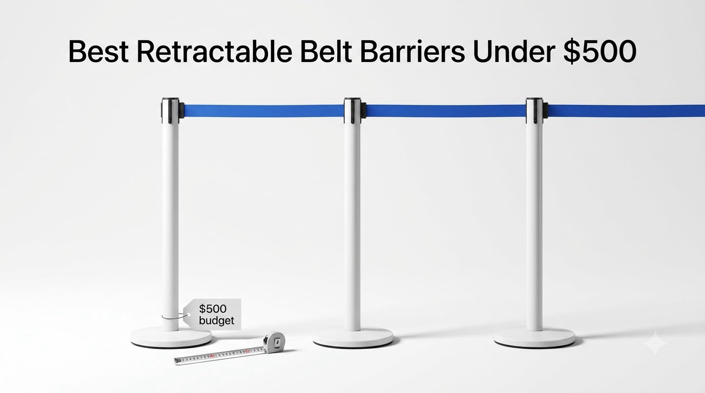 Best Retractable Belt Barriers Under $500