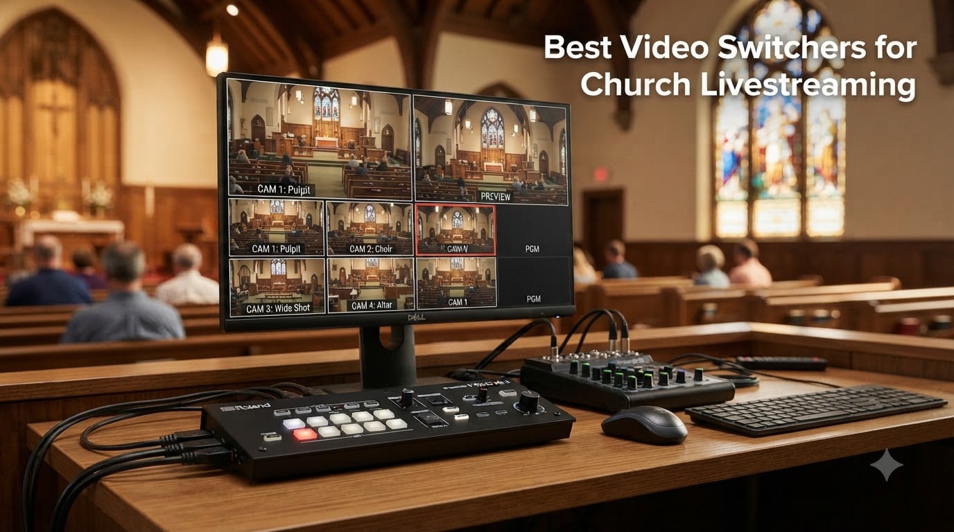 Best Video Switchers for Church Livestreaming