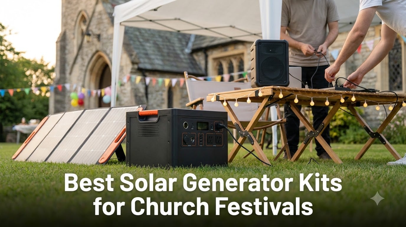Best Solar Generator Kits for Church Festivals