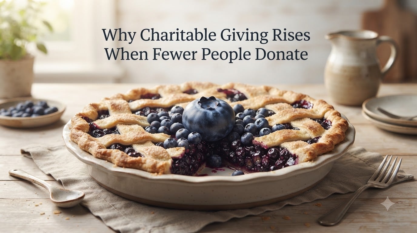 Why Charitable Giving Rises When Fewer People Donate