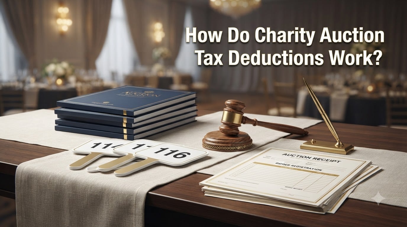 How Do Charity Auction Tax Deductions Work?