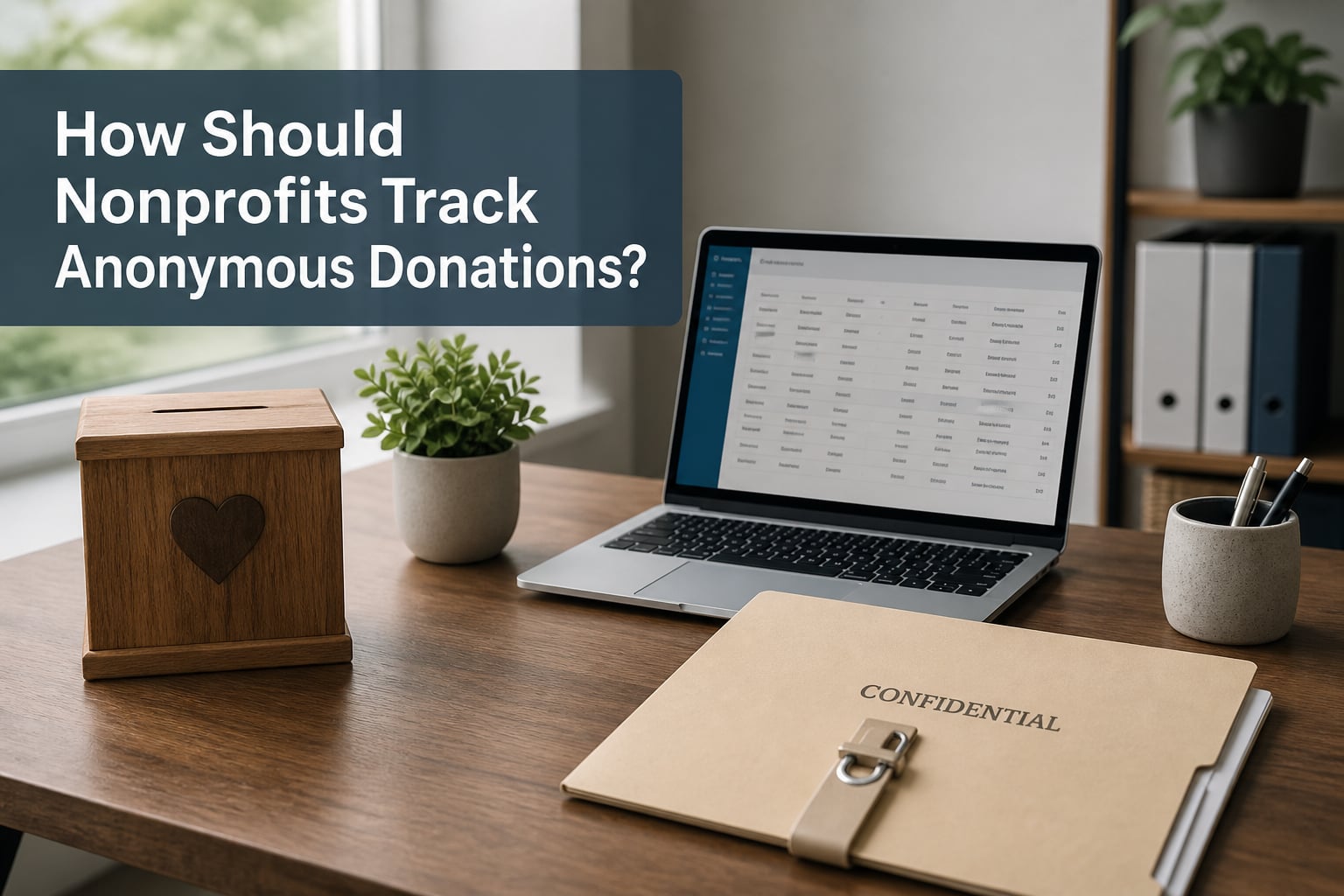 How Should Nonprofits Track Anonymous Donations?