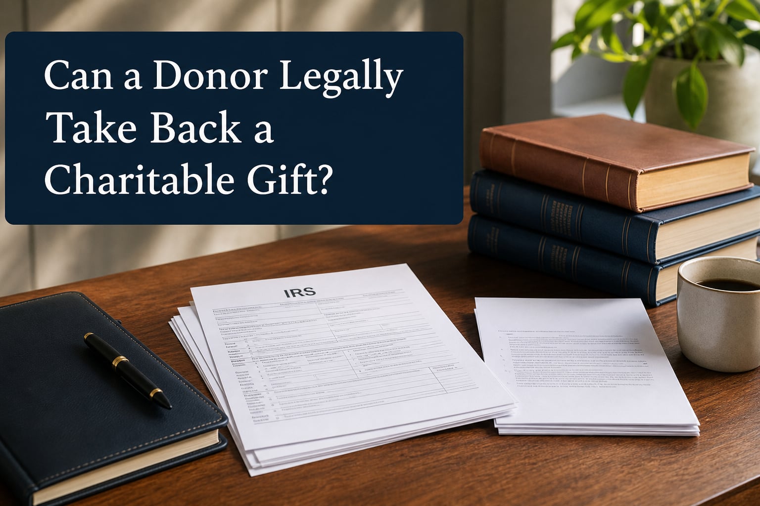 Can a Donor Legally Take Back a Charitable Gift?