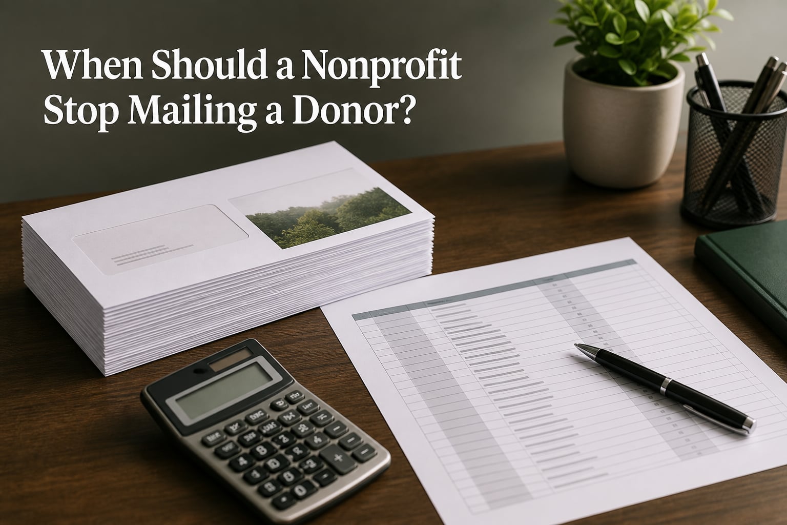 When Should a Nonprofit Stop Mailing a Donor?