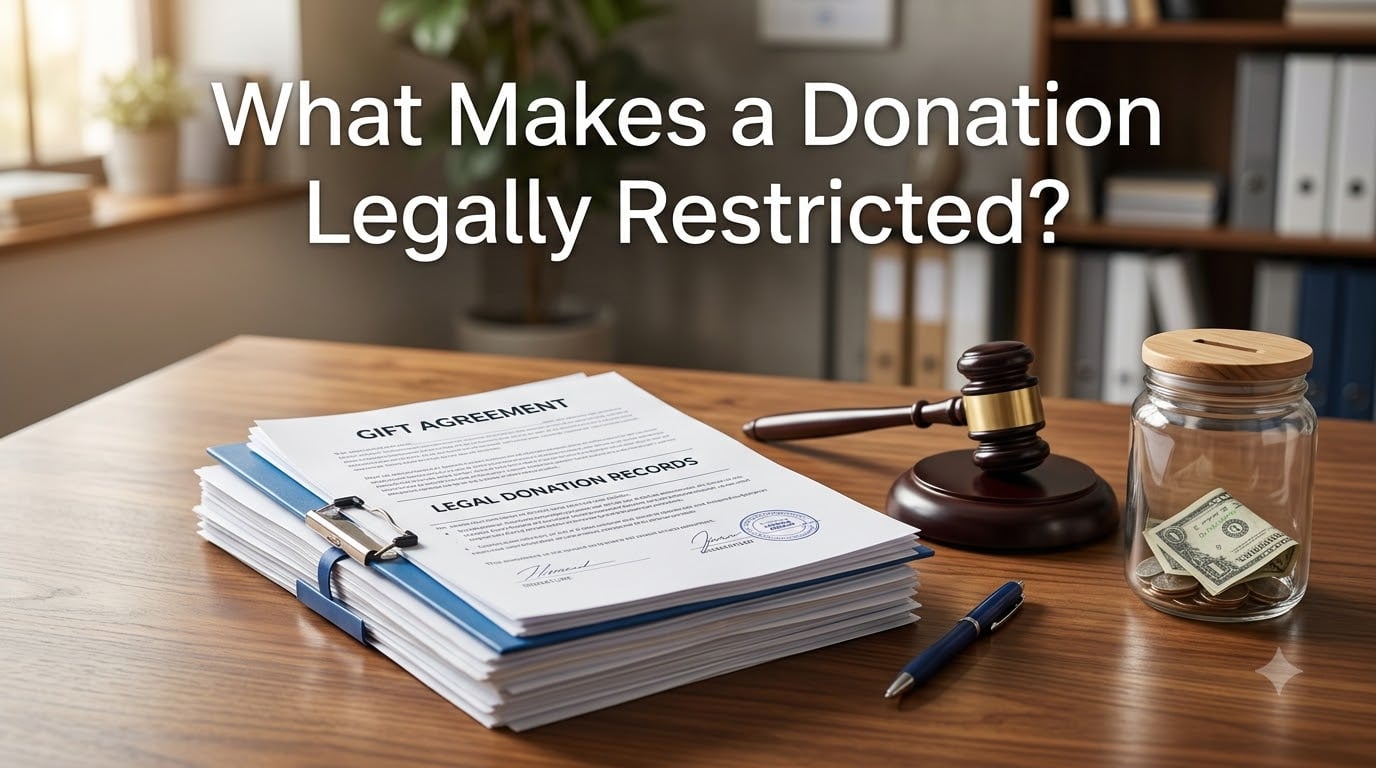 What Makes a Donation Legally Restricted?