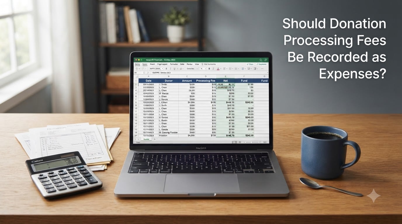 Should Donation Processing Fees Be Recorded as Expenses?