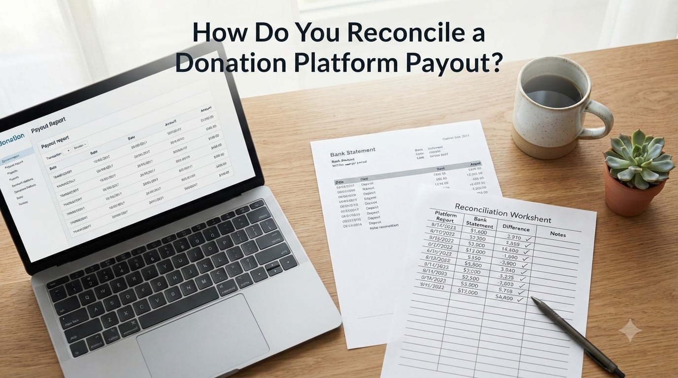 How Do You Reconcile a Donation Platform Payout?