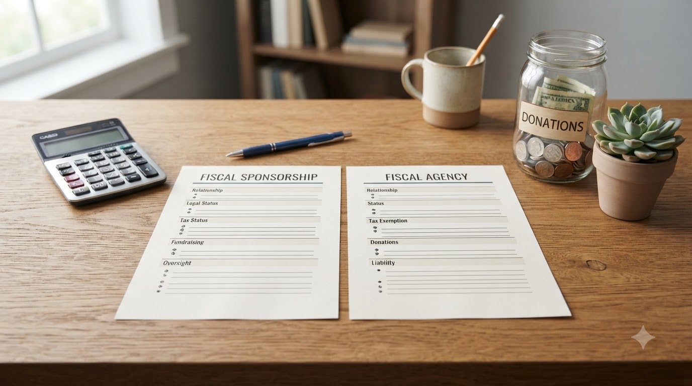 Fiscal Sponsorship vs Fiscal Agency for Donations