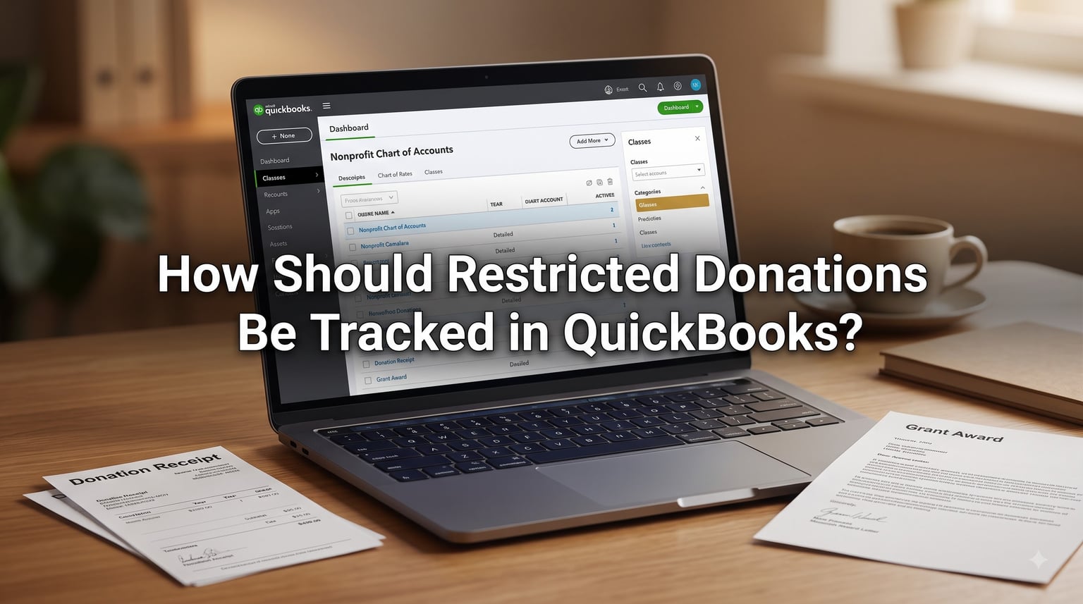 How Should Restricted Donations Be Tracked in QuickBooks?