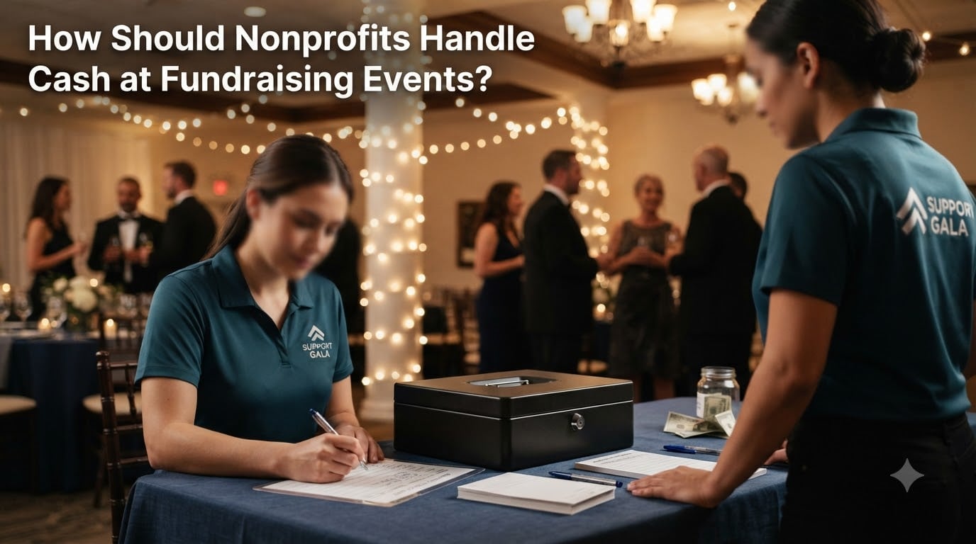 How Should Nonprofits Handle Cash at Fundraising Events?