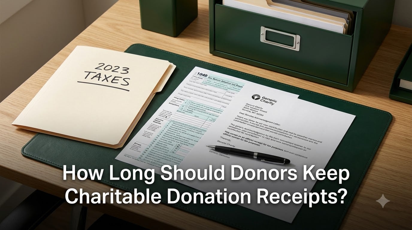 How Long Should Donors Keep Charitable Donation Receipts?