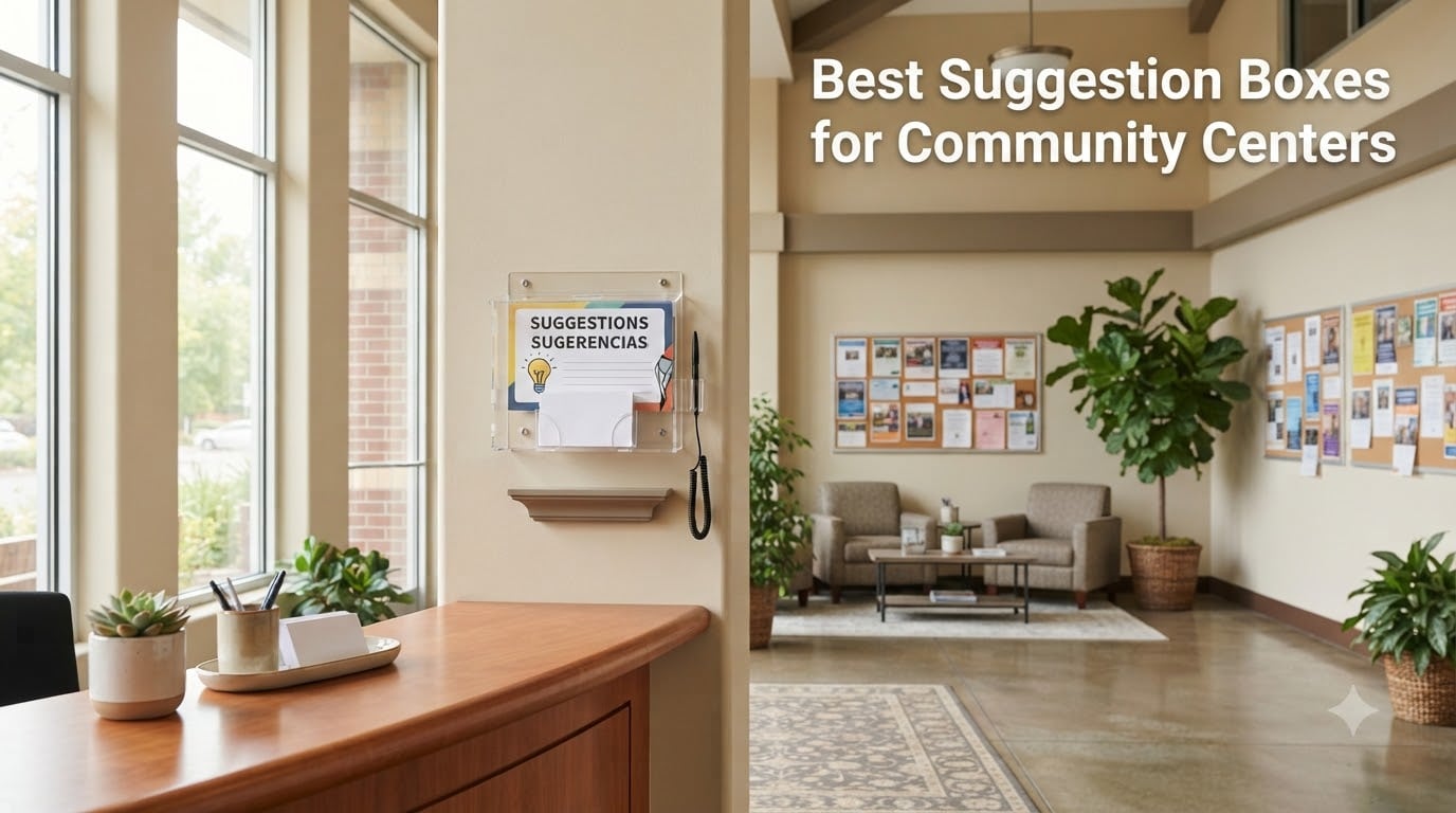 Best Suggestion Boxes for Community Centers