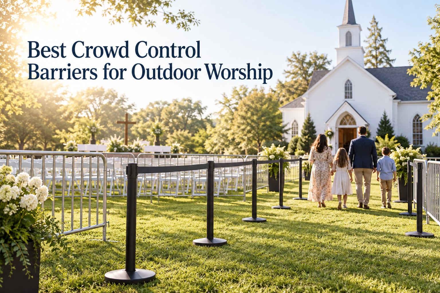 Best Crowd Control Barriers for Outdoor Worship