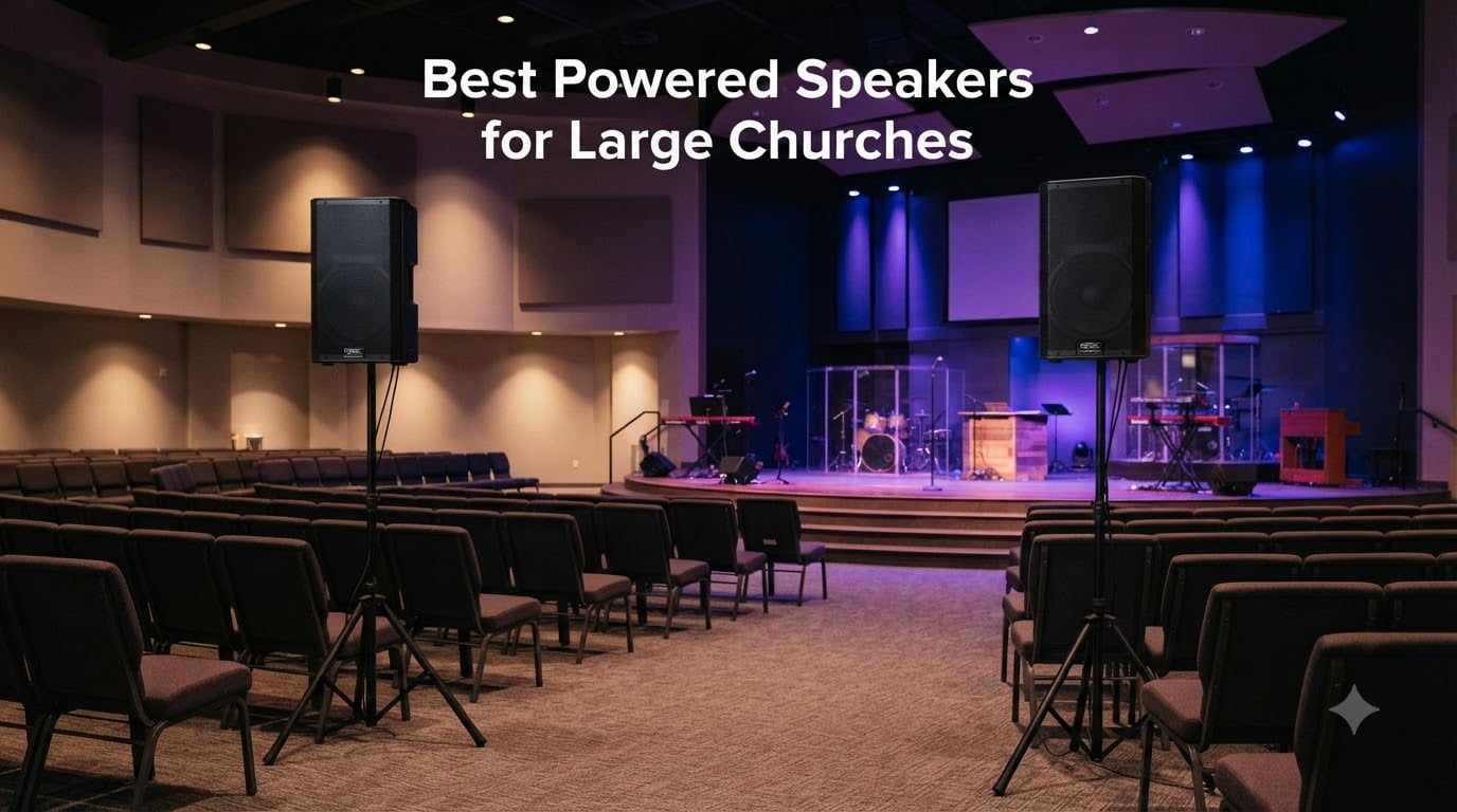 Best Powered Speakers for Large Churches