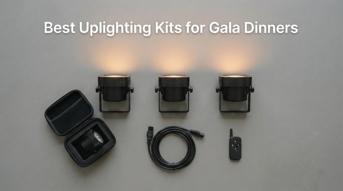 Best Uplighting Kits for Gala Dinners