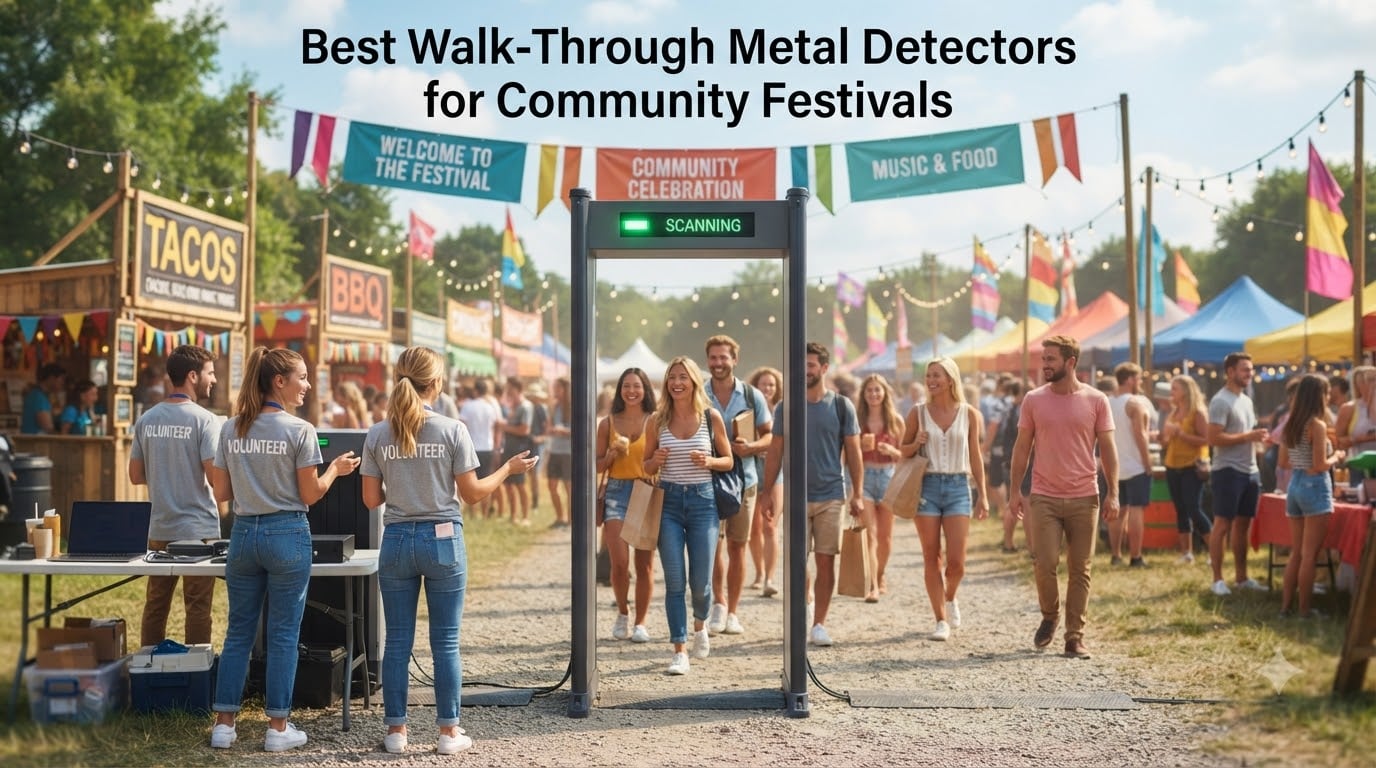 Best Walk-Through Metal Detectors for Community Festivals