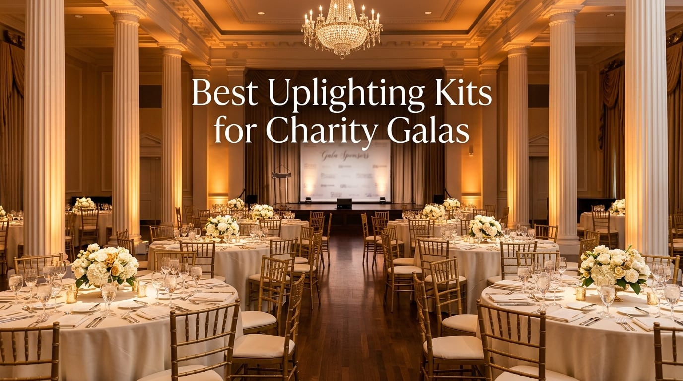 Best Uplighting Kits for Charity Galas