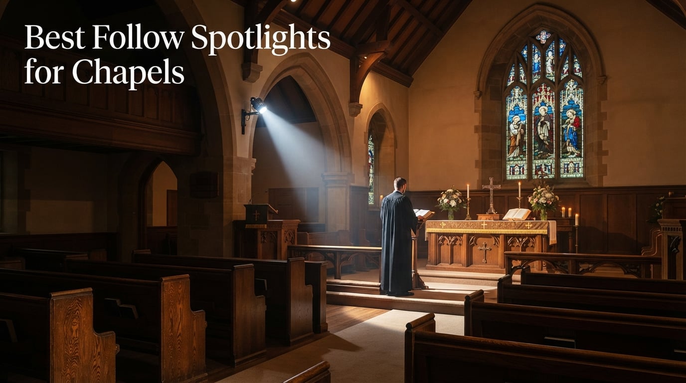Best Follow Spotlights for Chapels
