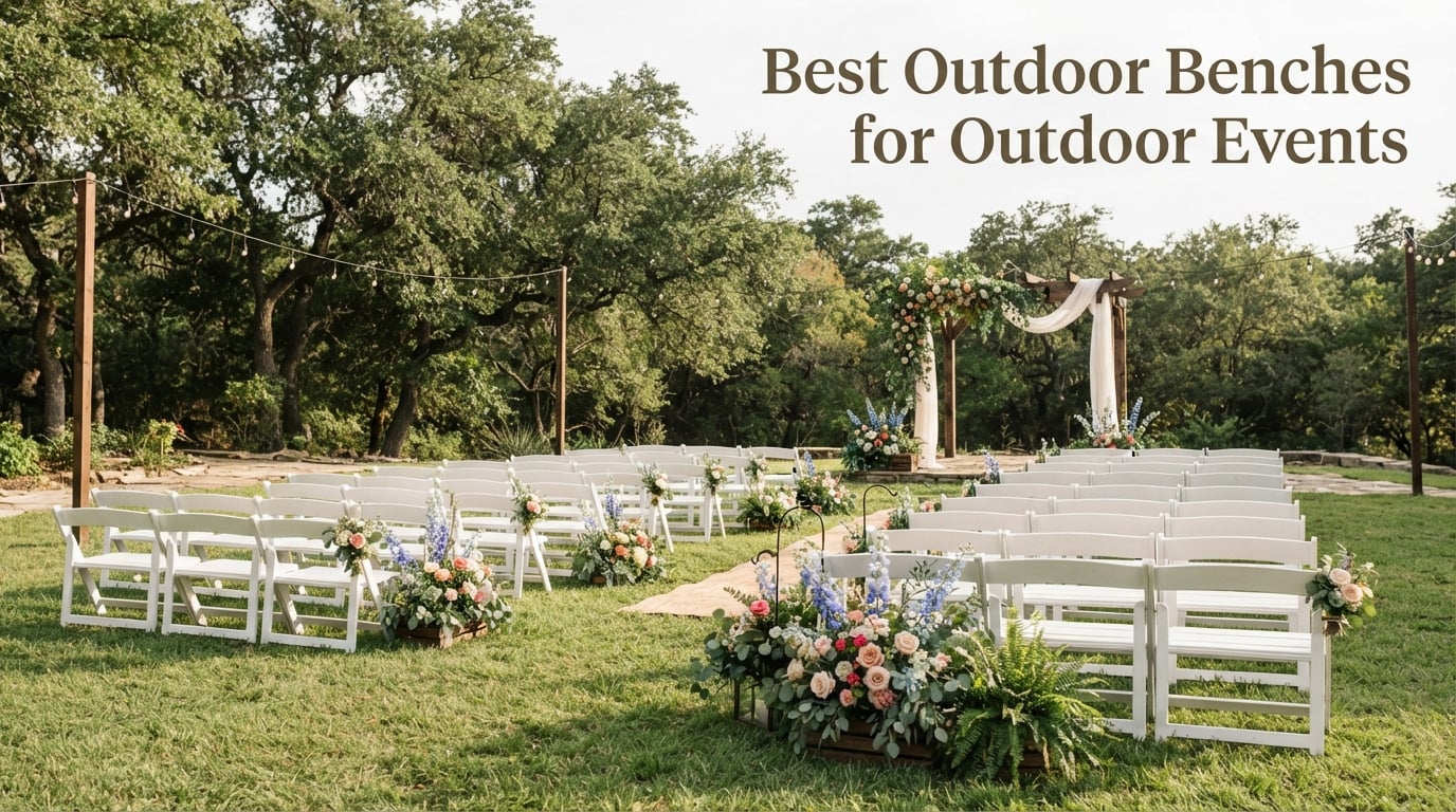 Best Outdoor Benches for Outdoor Events