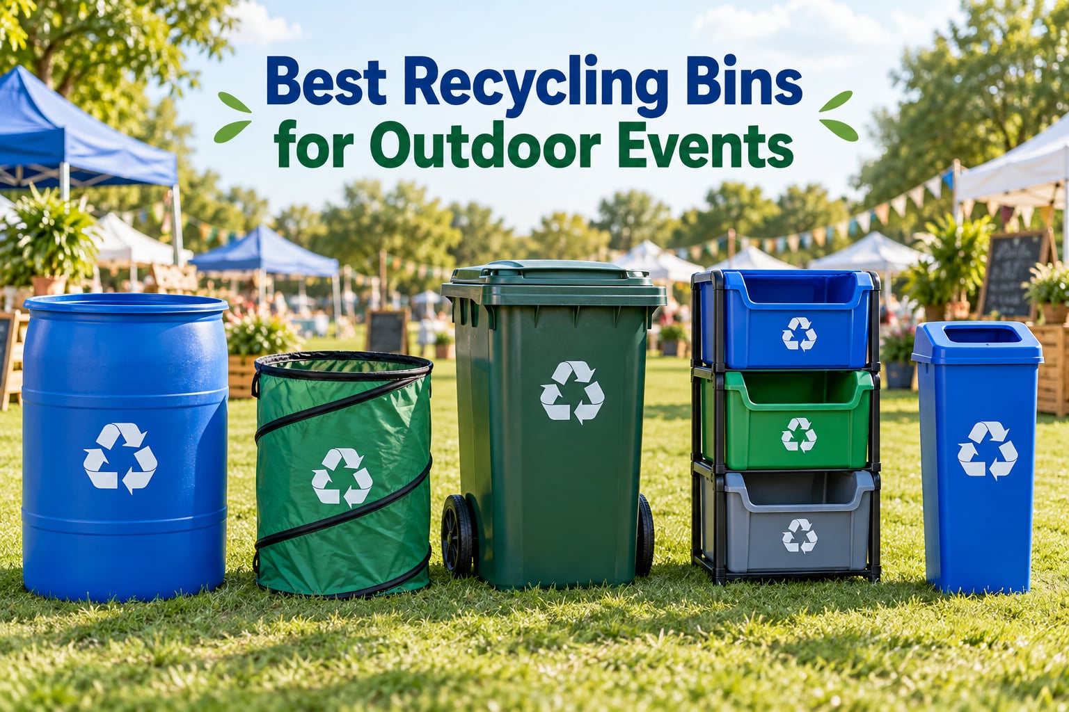 Best Recycling Bins for Outdoor Events