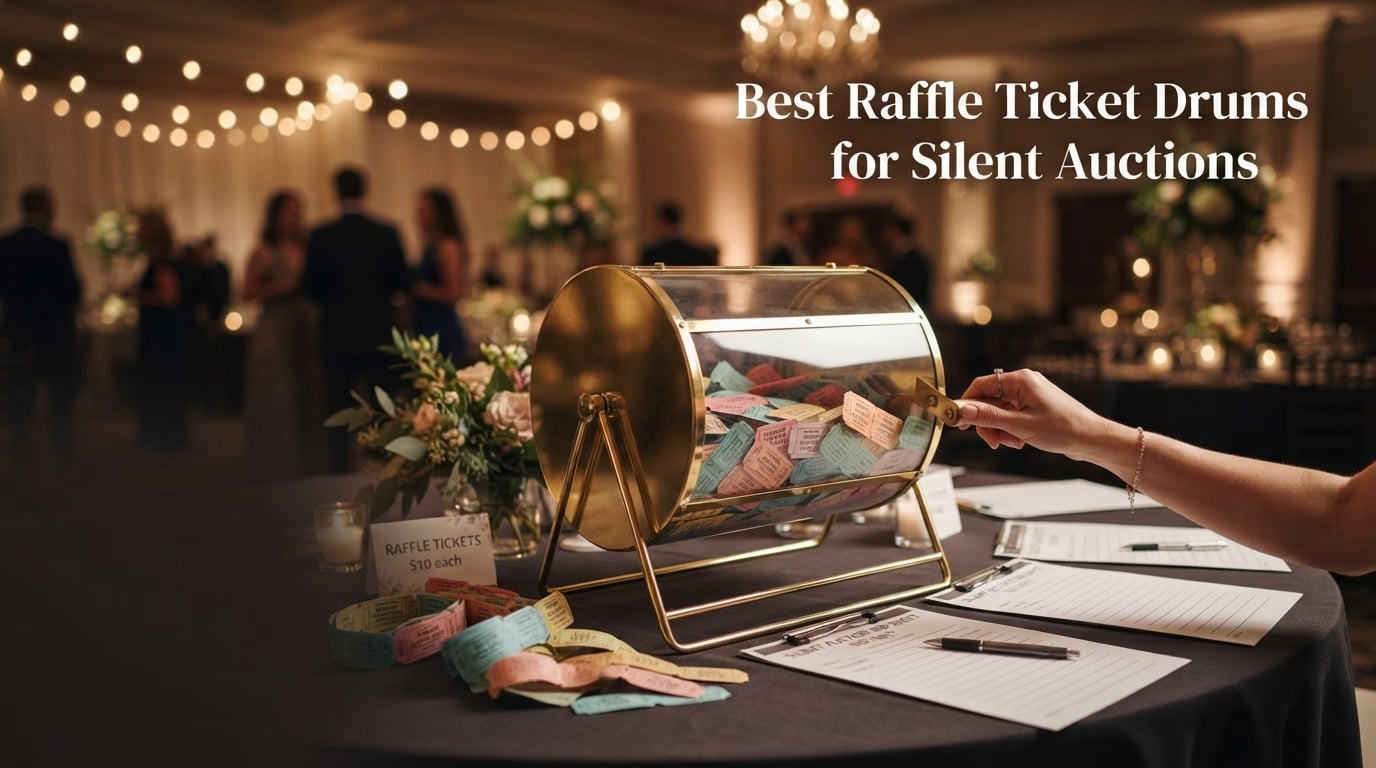 Best Raffle Ticket Drums for Silent Auctions