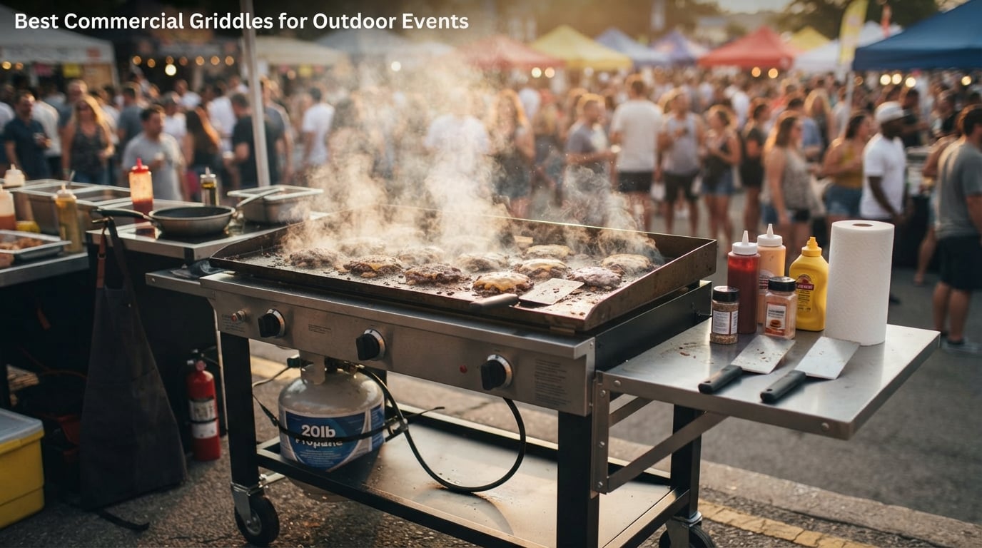 Best Commercial Griddles for Outdoor Events