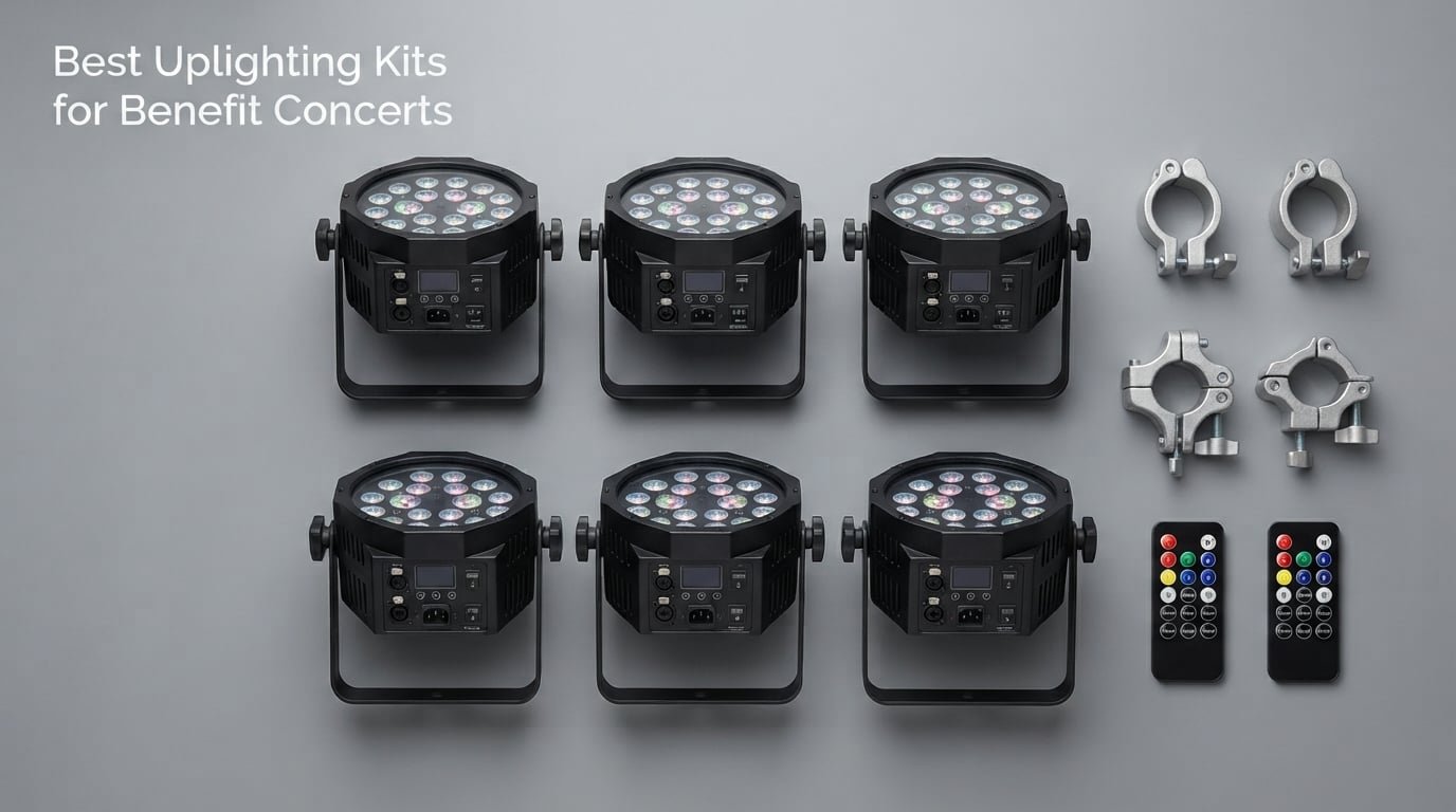 Best Uplighting Kits for Benefit Concerts