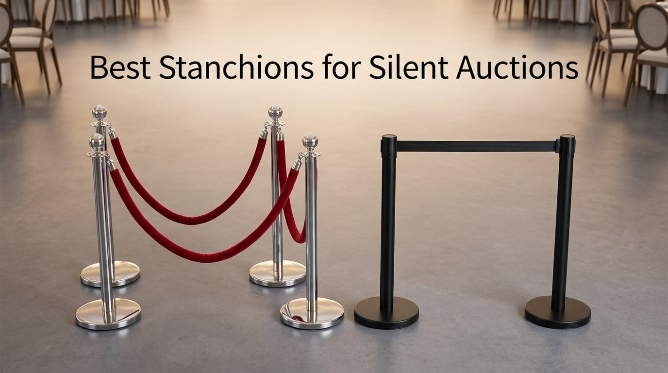 Best Stanchions for Silent Auctions