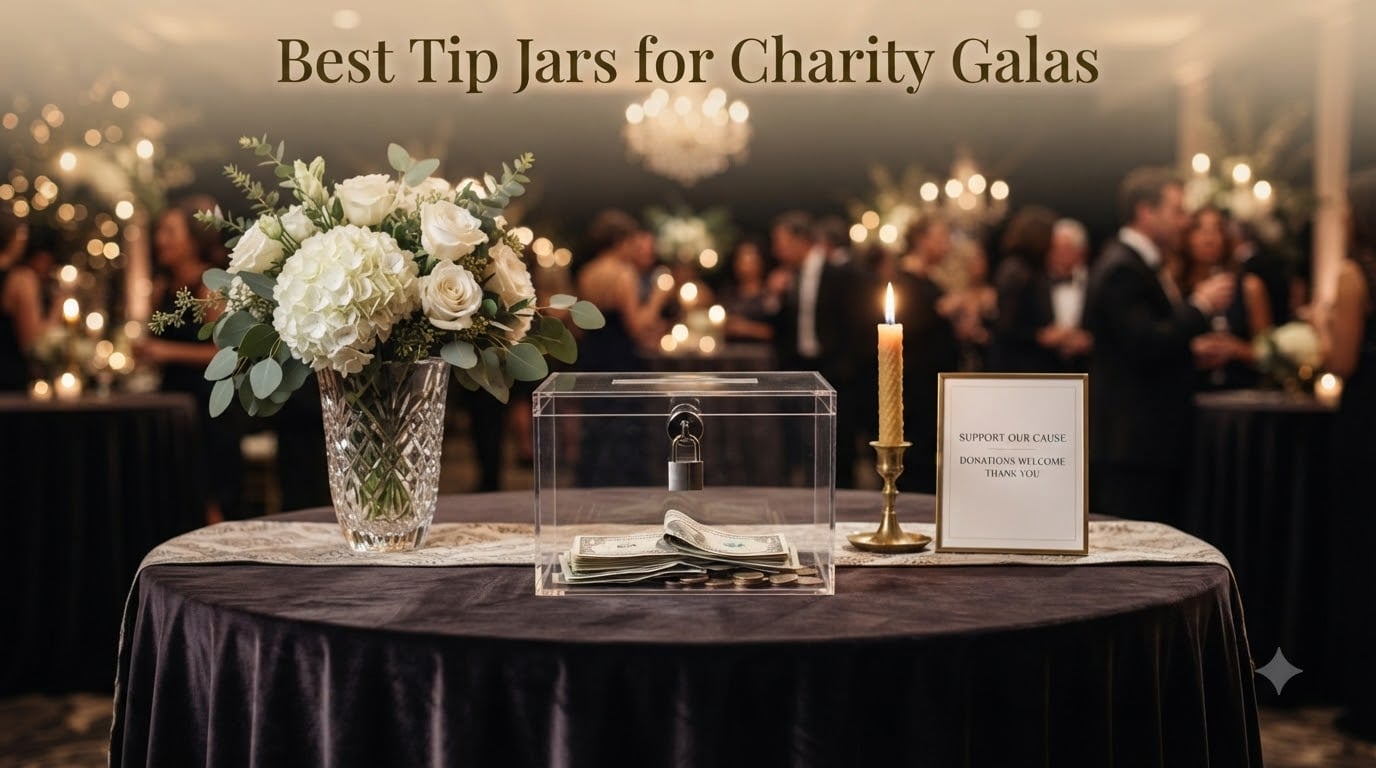 Best Tip Jars for Charity Galas