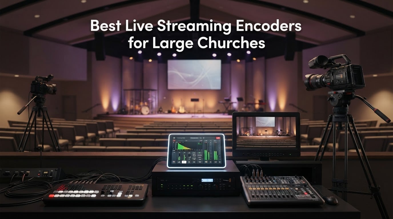 Best Live Streaming Encoders for Large Churches