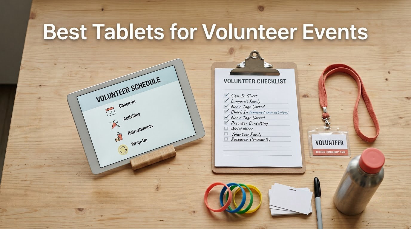 Best Tablets for Volunteer Events