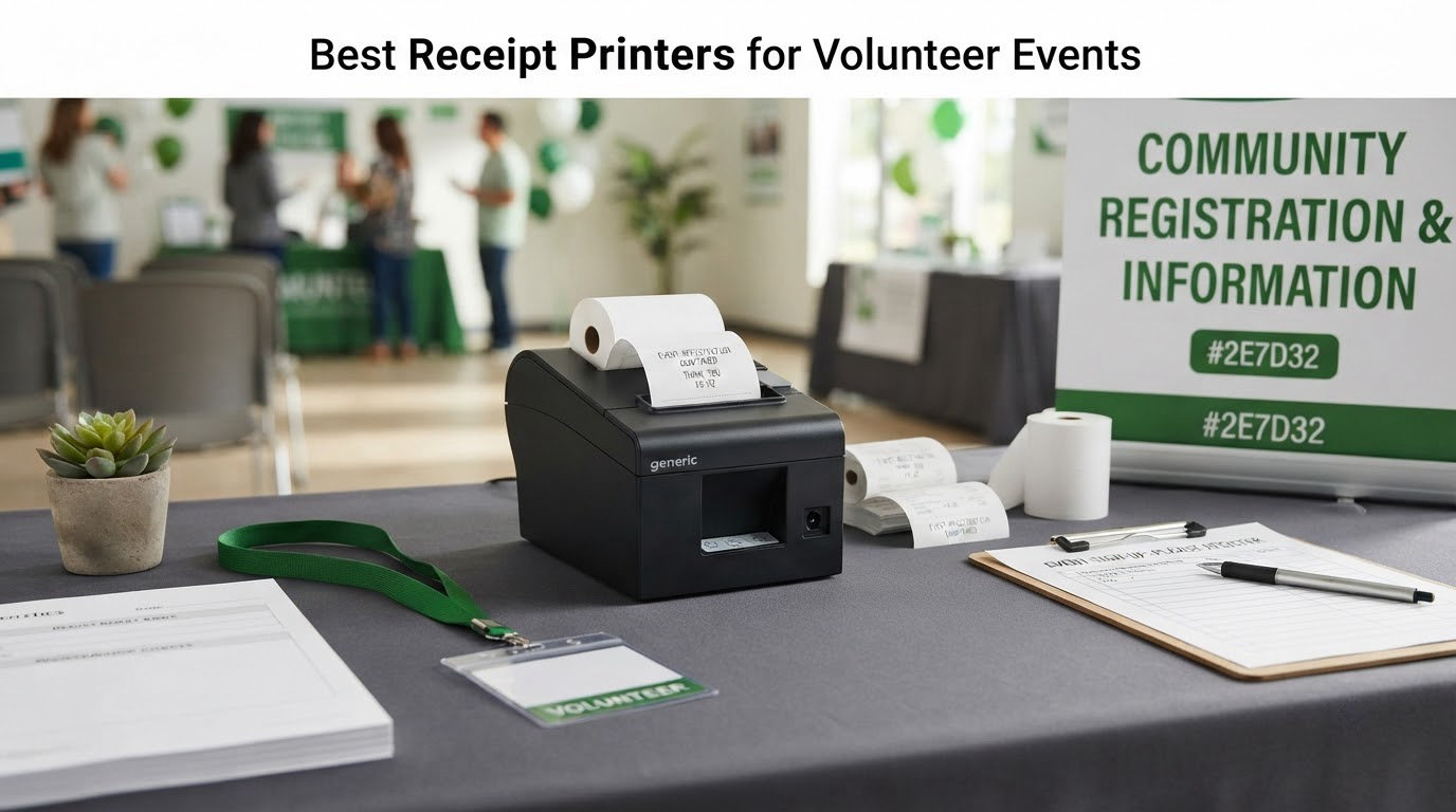 Best Receipt Printers for Volunteer Events