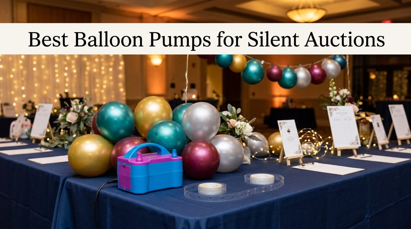 Best Balloon Pumps for Silent Auctions