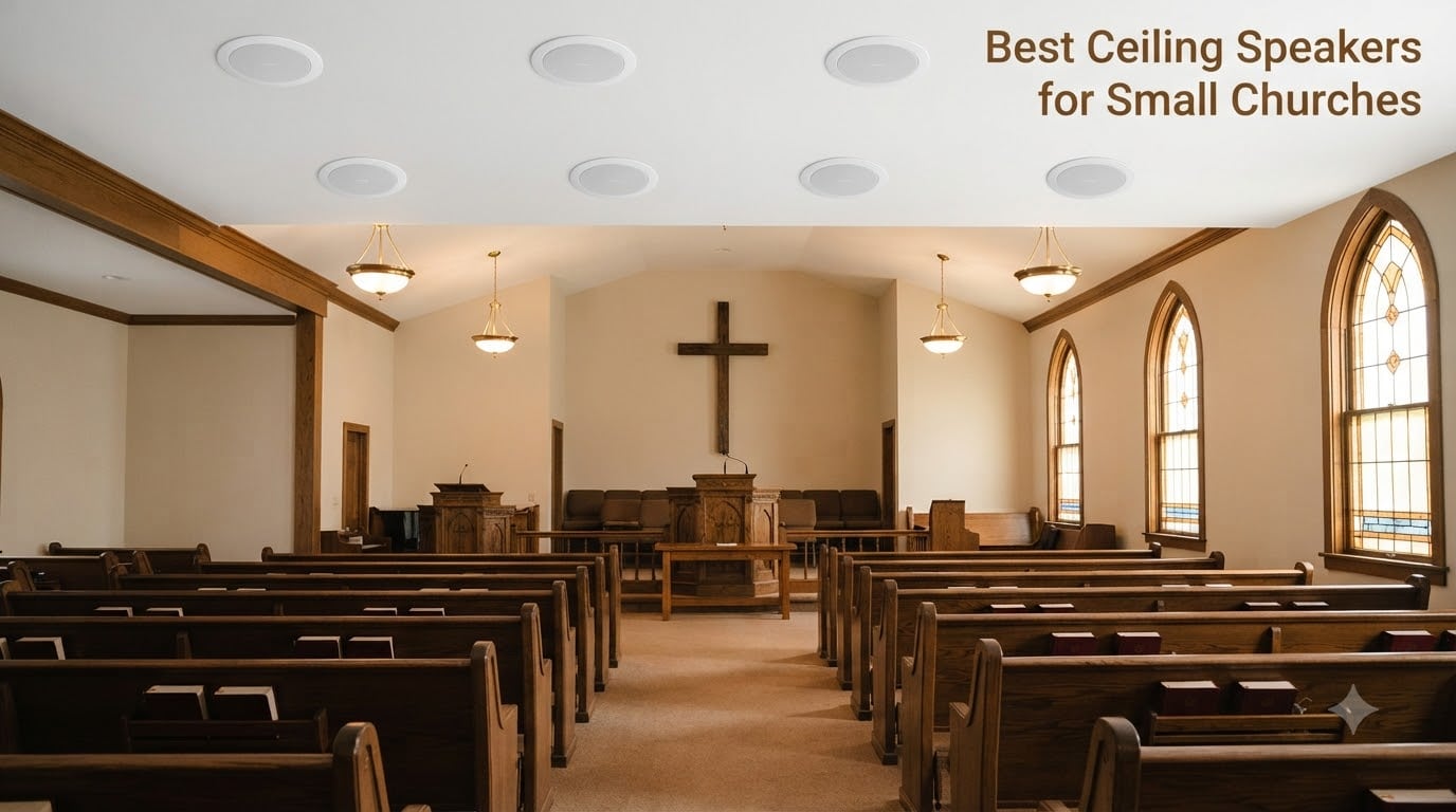 Best Ceiling Speakers for Small Churches