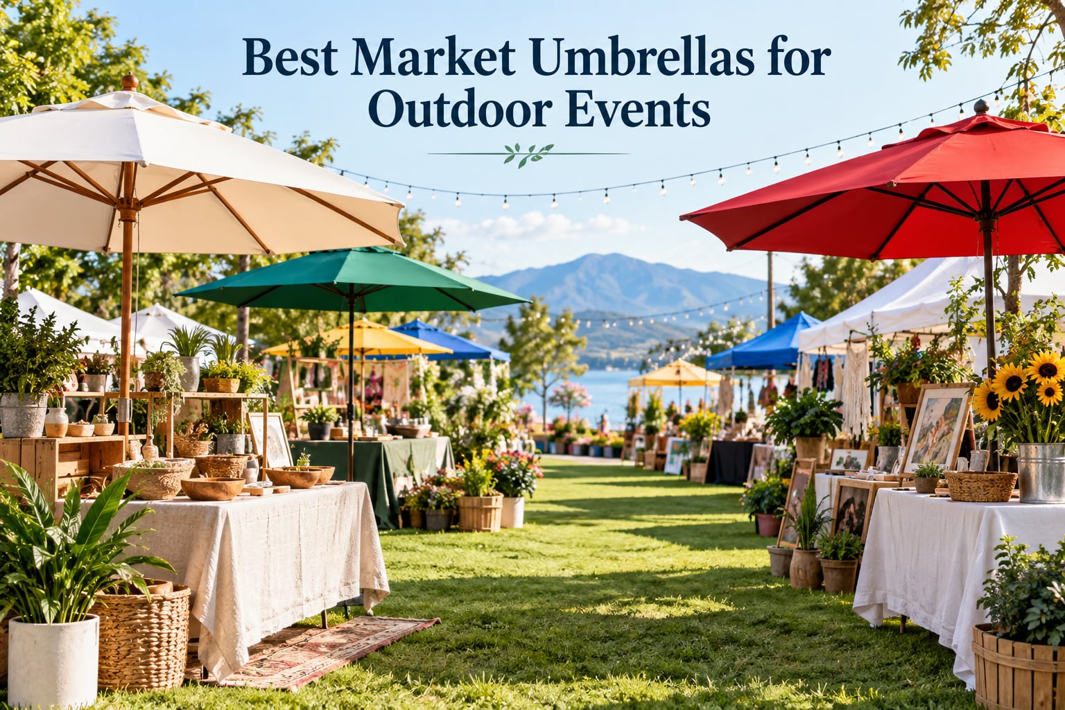 Best Market Umbrellas for Outdoor Events