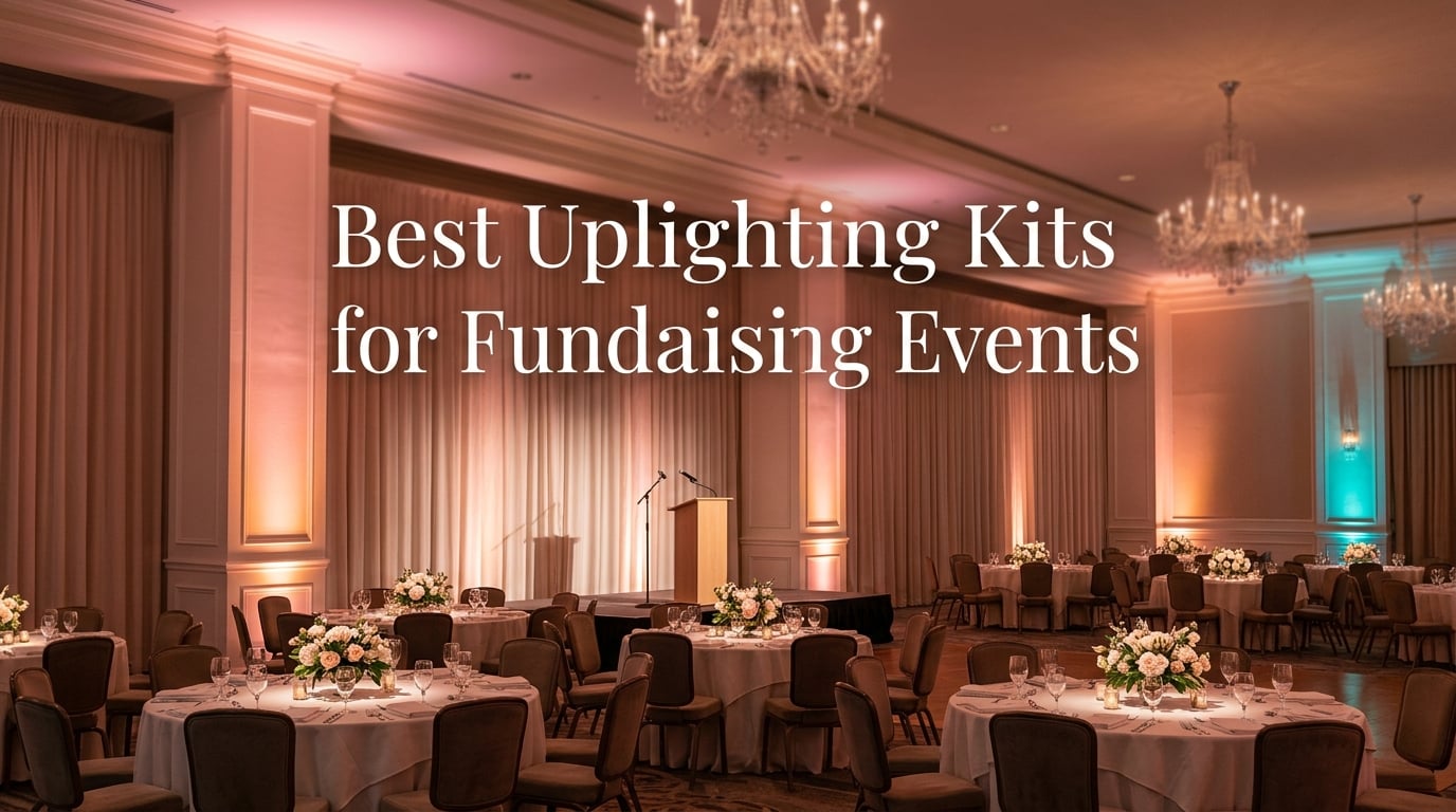 Best Uplighting Kits for Fundraising Events