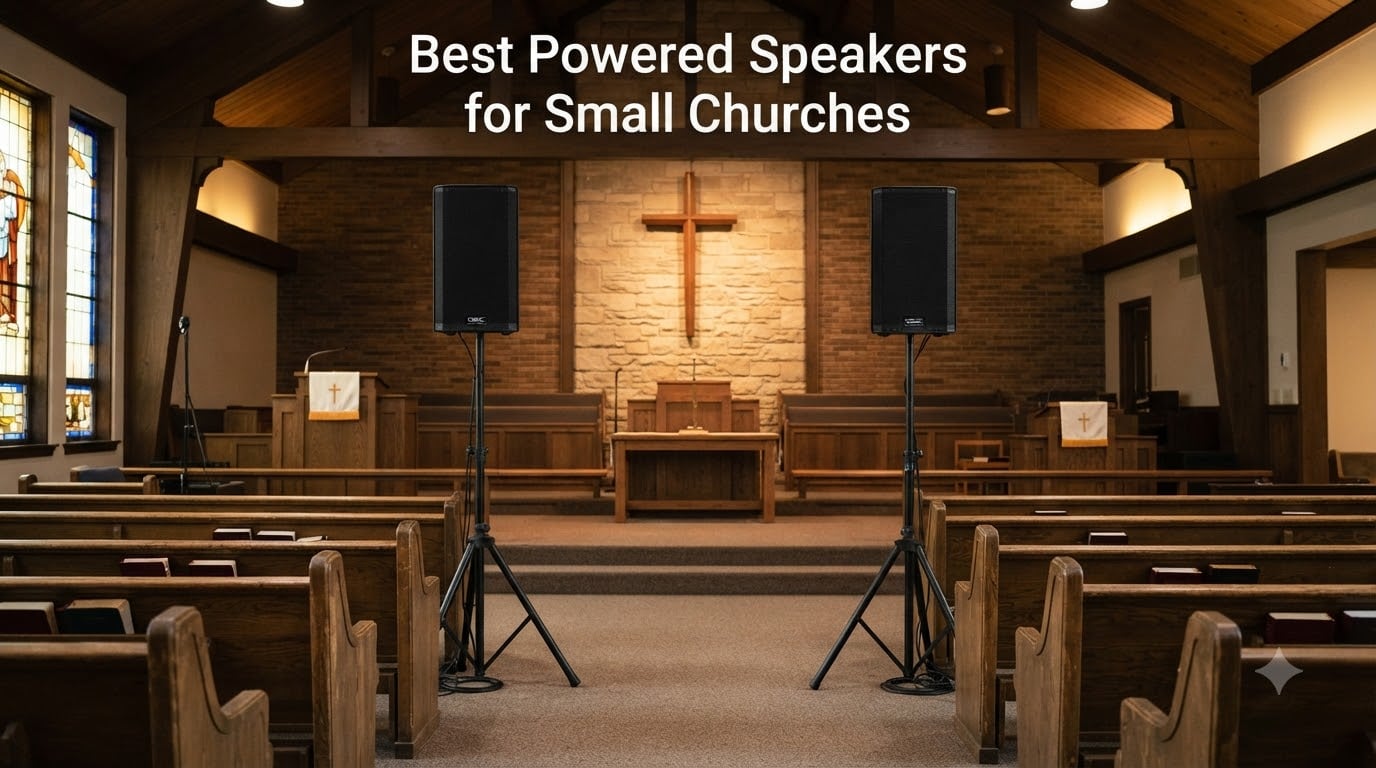 Best Powered Speakers for Small Churches
