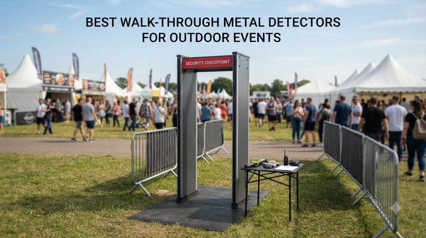 Best Walk-Through Metal Detectors for Outdoor Events
