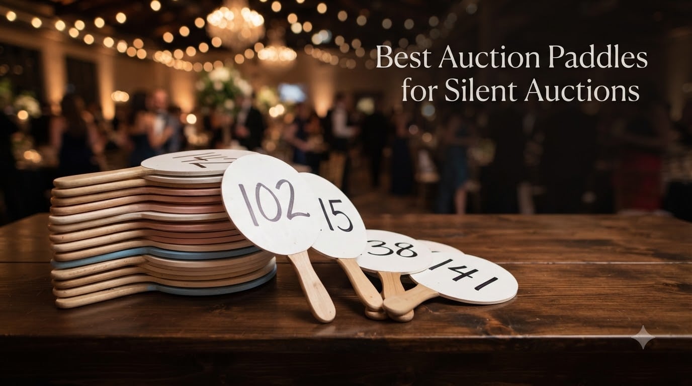 Best Auction Paddles for Silent Auctions