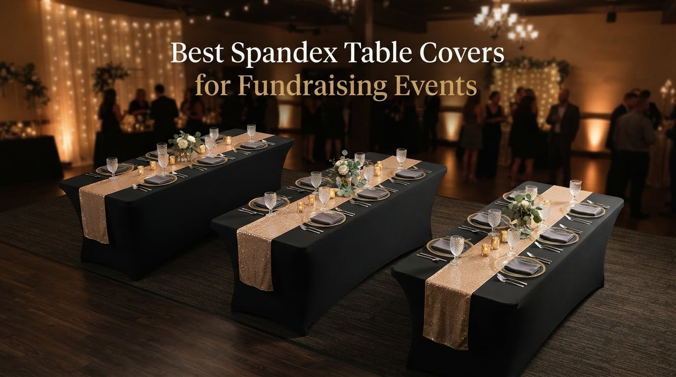 Best Spandex Table Covers for Fundraising Events